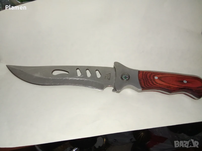 Нож с компас китайски , снимка 1
