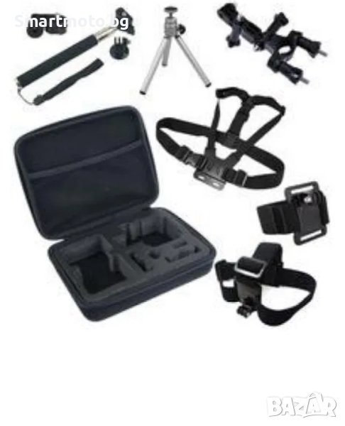 GK6 нов комплект аксесоари за екшън камери 8 части GO PRO SJCAM,EKEN, снимка 1