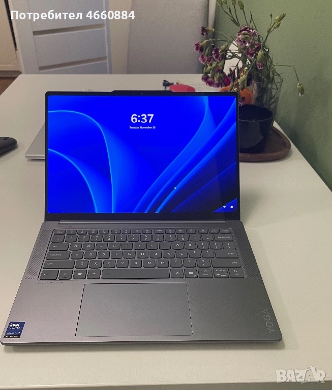 Лаптоп Lenovo Yoga Pro 7 14IAH10 intel core ultra 7 255H 32GB ram 1TB ssd intel arc 140T Windows 11 , снимка 1