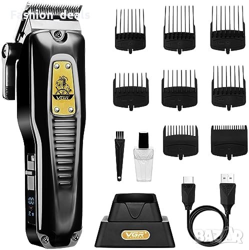 Нов Тример за Мъже VGR - Дълготрайна Батерия, Метални Керамични Остриета, снимка 1