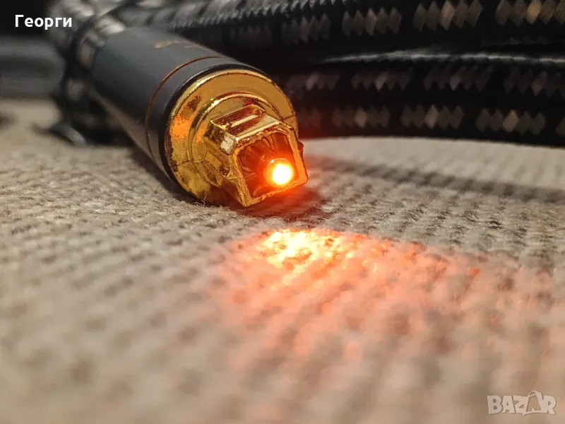 ATA Audio® HQ fiber glass audio optical cable, снимка 1