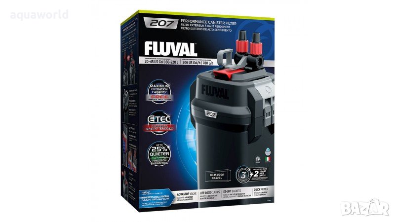 "ПРОМОЦИЯ" Външен филтър Fluval 207 Performance, снимка 1