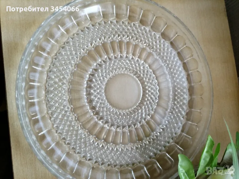 Чиния, поднос за торта, сладки. , снимка 1