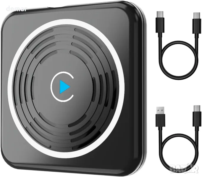 Безжичен адаптер за Carplay, стабилен бърз Mini Carplay безжичен адаптер, кабелен към безжичен, снимка 1