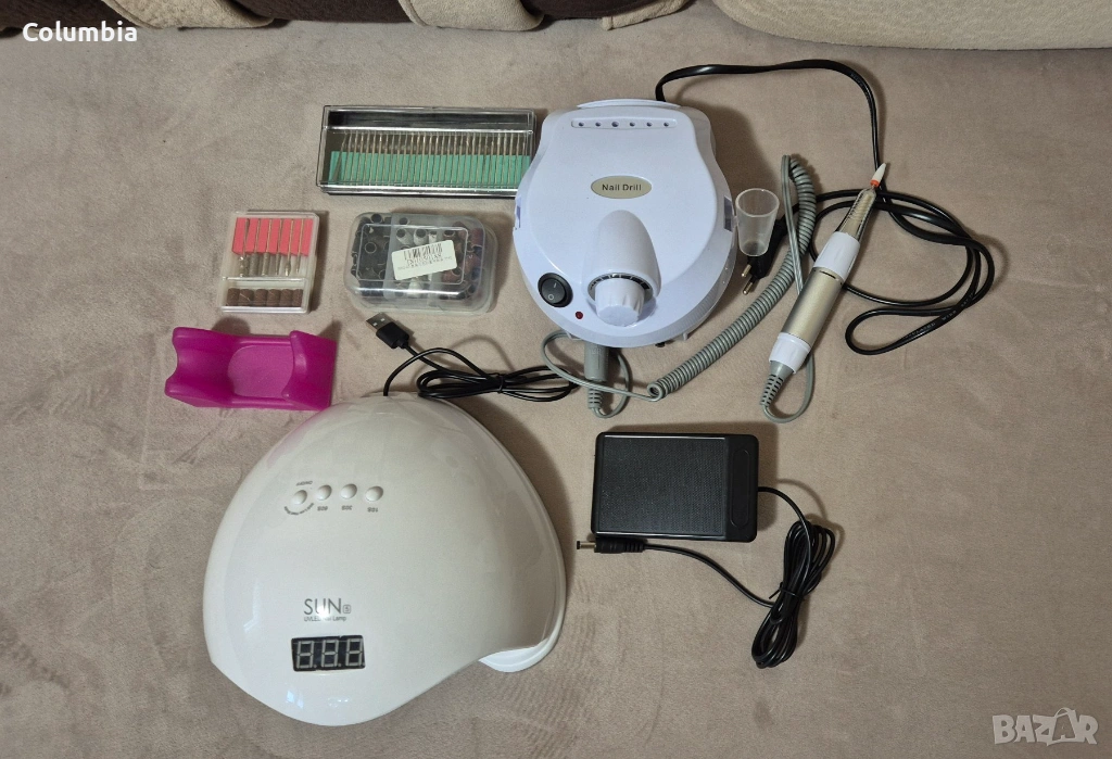 Професионален комплект за маникюр и педикюр, снимка 1