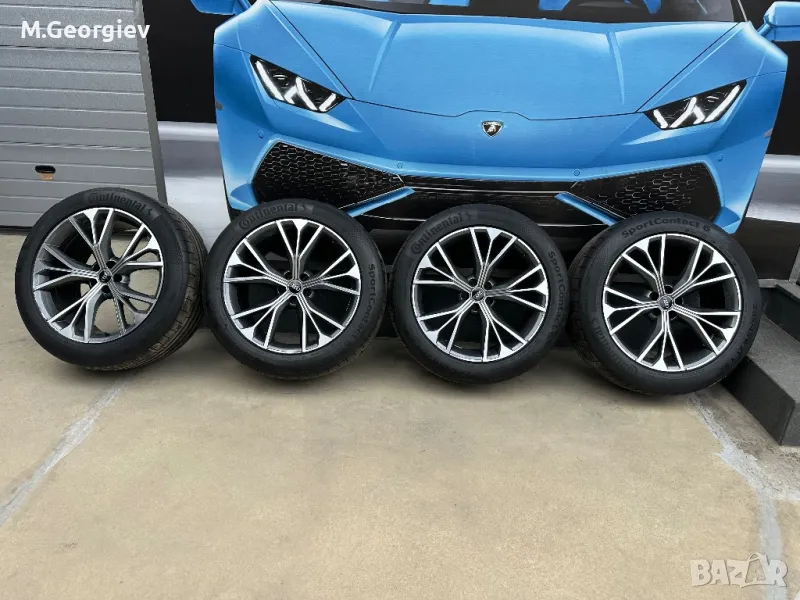 4 БР. Оригинални Лети Джанти 21 за AUDI Q8,SQ7+4БР. ЛЕТНИ ГУМИ CONTINENTAL SPORTCONTACT 6 285/45/21 , снимка 1