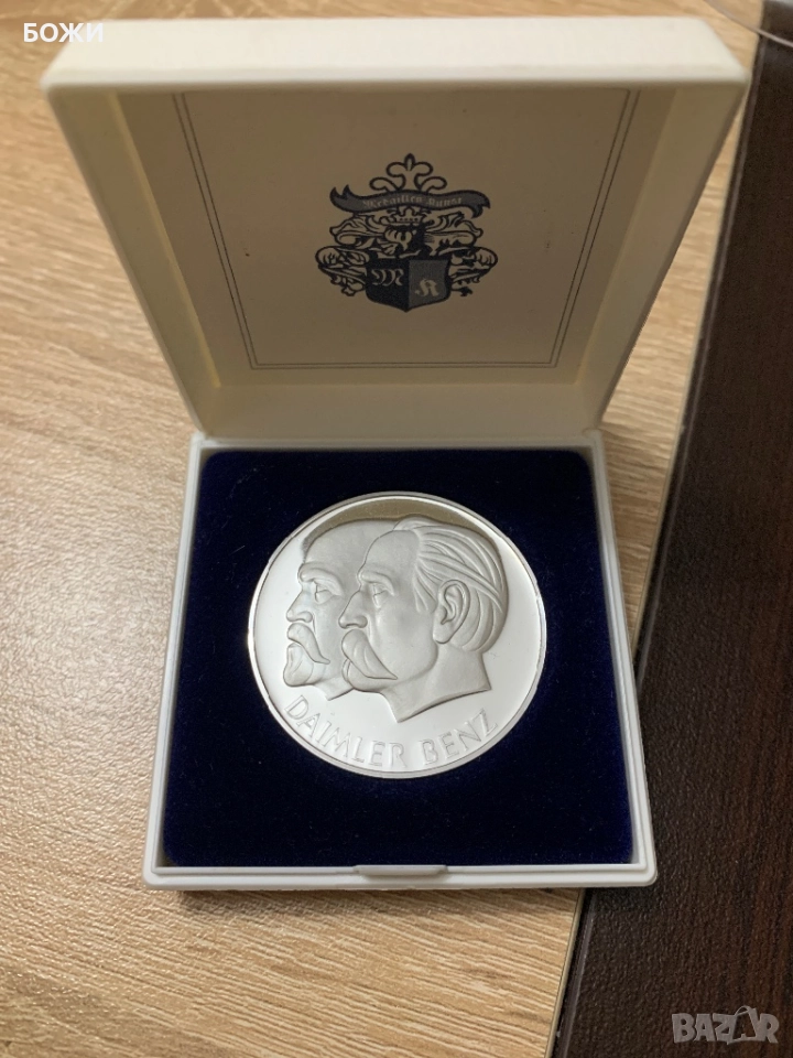 Сребърна моета Mercedes-Benz1886-Fine Silber 1000/000, снимка 1