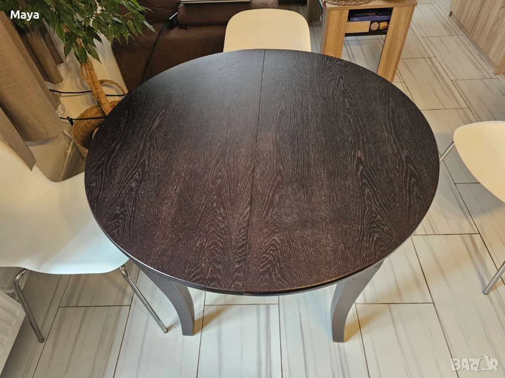 Разтегателна дървена маса , снимка 1