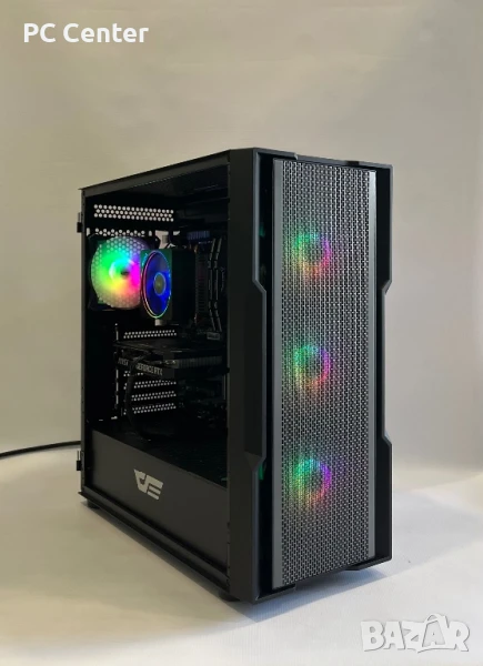 Геймърски компютър AMD Ryzen 5 5600, RTX 4060 Ti 8GB, 16GB ram, снимка 1