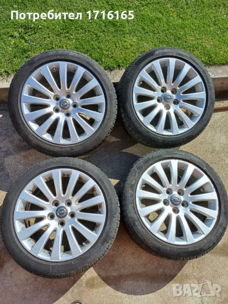 OPEL 18 ОРИГИНАЛНИ АЛУМИНИЕВИ ДЖАНТИ С ГУМИ , снимка 1