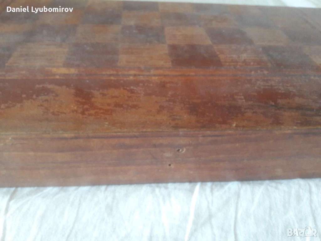 Дървена Табла 48см*48см , пулове и зарчета, снимка 1