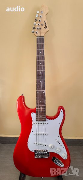 Електрическа китара червен цвят, снимка 1