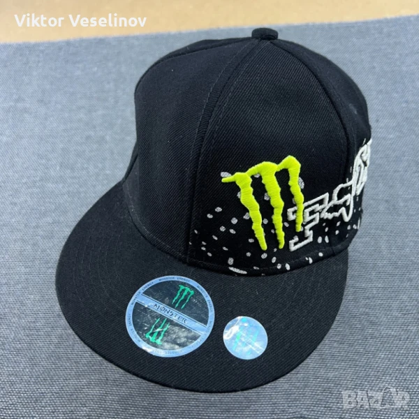 Fox Racing Monster Energy Snapback 7 1/4 58 cm Шапка С козирка, снимка 1