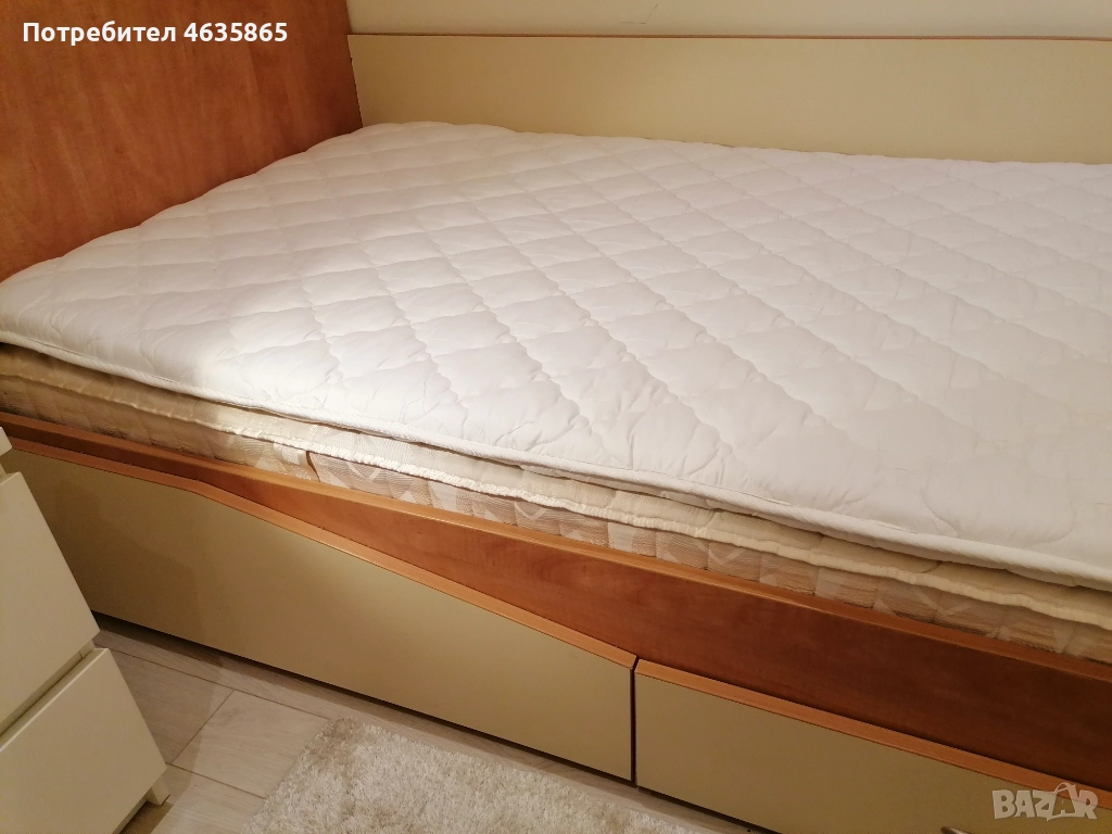 Изключително здраво легло 100/200 - като ново, снимка 1