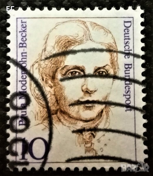 Германия, 1988 г. - марка-серия, "Личности", "Художници", 1*1, снимка 1