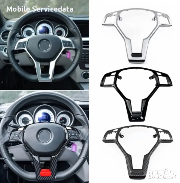 Тунинг бленда за волан за Mercedes C W204 E CLA CLS, снимка 1