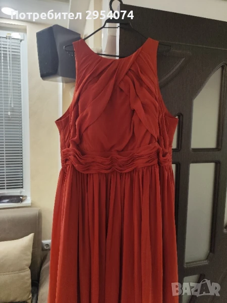 дамска рокля керемиден цвят хл 59лв, снимка 1