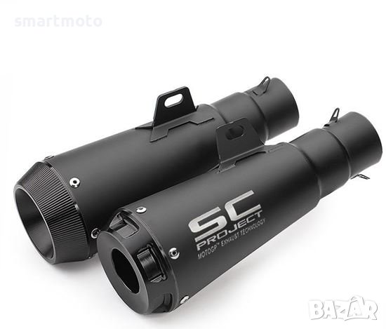 Ауспух Sc Project Мотоциклет Мотор Пистов Скутер Гърне Спортно Спортен, снимка 1
