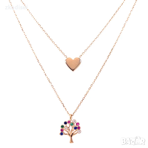 Златнo колие 2,16гр. 46,0см. 14кр. проба:585 модел:32207-2, снимка 1