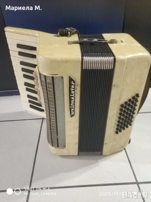 Акордеон Weltmeister, 40 баса, снимка 1