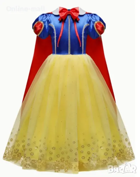 Детска рокля на Снежанка, Детски Костюм на Снежанка за момичета, снимка 1