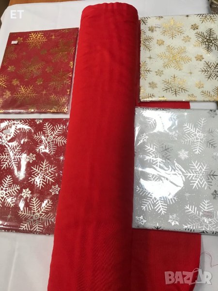 Платове,плат за покривки,коледни покривки, снимка 1