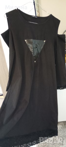 Рокля Мануела ,памук с дантела, снимка 1