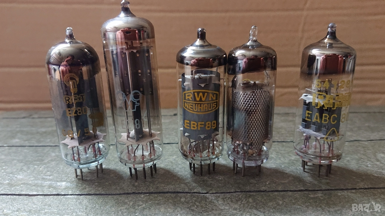 Радиолампи EZ80, EZ81, EBF89,EABC80. , снимка 1
