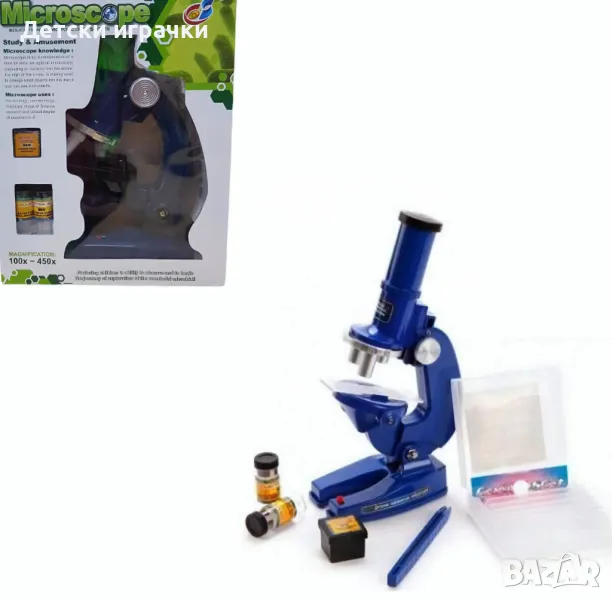 Детски Микроскоп за проби с аксесоари , снимка 1