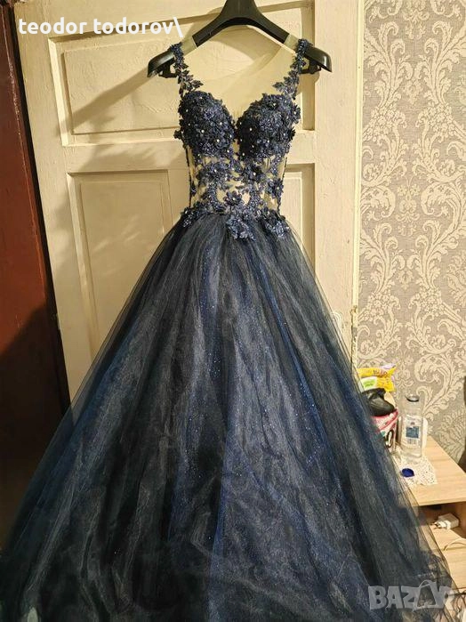 Дълга бална рокличка размер М, снимка 1