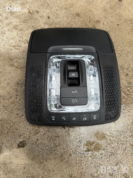 Оригинален плафон със SOS модул Mercedes-Benz W167 / X167 / GLE / GLS – A0009007021, снимка 1