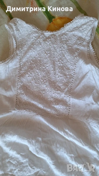 дълга памучна рокля Mango - xs , снимка 1