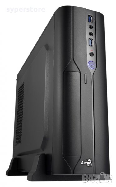 Кутия за компютър AeroCool PC04014.11 Черна Mini-ITX Slim Case, снимка 1