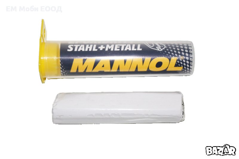 Епоксиден метален пластелин MANNOL 9928 Епоксидна шпакловка 56гр, снимка 1