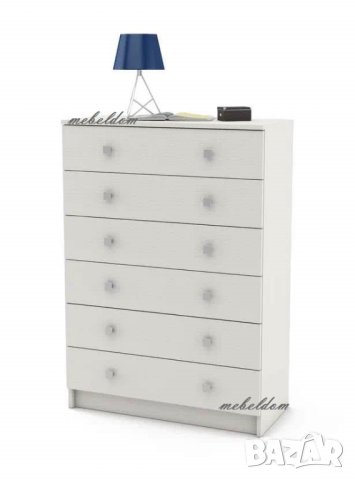 Скрин 70см. с 6 чекмеджета(код-6649), снимка 4 - Скринове - 40852222