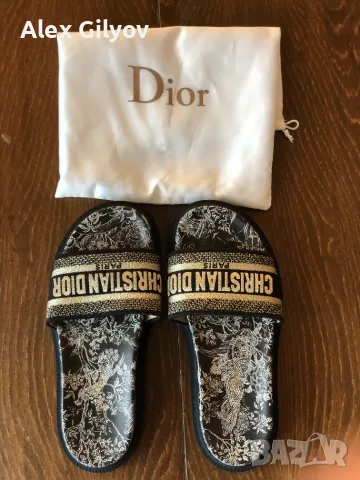 Чудесни чехли Christian Dior в множество цветове, снимка 7 - Чехли - 55791468