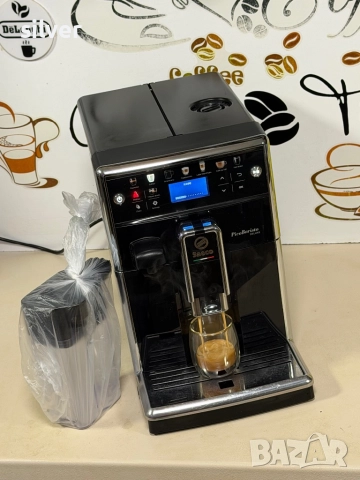Кафемашина кафе автомат Saeco PicoBarista deluxe с гаранция, снимка 3 - Кафемашини - 52393397