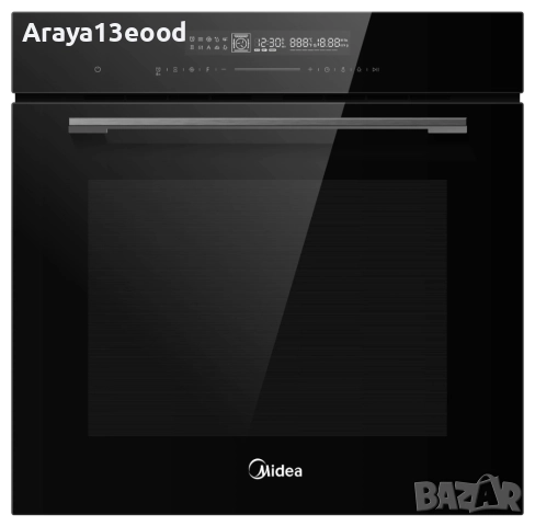 Фурна за вграждане Midea 7NP30T0BL - Модел от Серия 3, 59.6 x 59.5 x 56.6 см