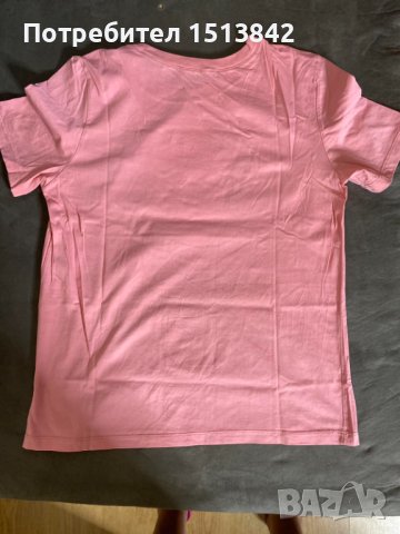 Розова тениска, снимка 1 - Тениски - 42334621