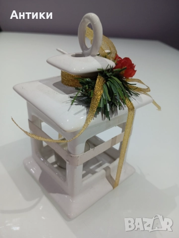 Стар порцеланов фенер свещник маркиран , снимка 9 - Други - 52554007