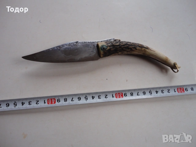 Страхотна майсторска сойка нож  рог 11