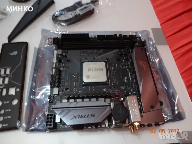 Asus ROG Strix X370-I Gaming+ 1600x  за ентусиасти, снимка 6 - Дънни платки - 56200455