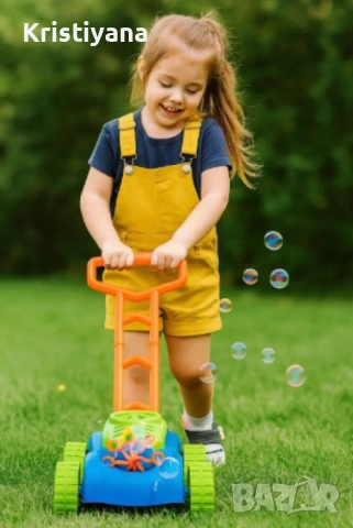 Музикална косачка със сапунени балони, снимка 4 - Музикални играчки - 53277451