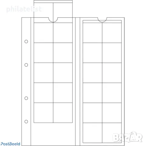 Leuchtturm Optima 34 листи 24 монети до 34 мм /оп.5 бр/, снимка 1 - Нумизматика и бонистика - 47857161