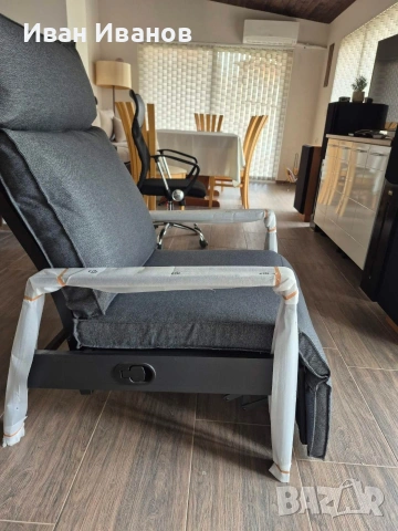 Градински стол (шезлонг), снимка 6 - Градински мебели, декорация  - 54177725