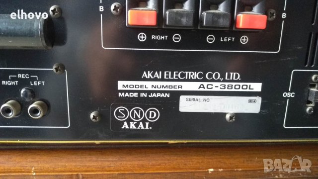 Радиокасетофон, грамофон AKAI AC-3800L, снимка 4 - Радиокасетофони, транзистори - 39052573