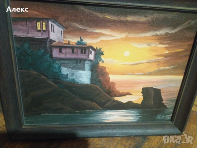 Масло на платно БГ автор., снимка 2 - Картини - 54117296