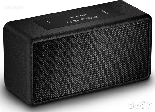Bluetooth високоговорител, 80 W безжичен ретро Bluetooth преносим високоговорител