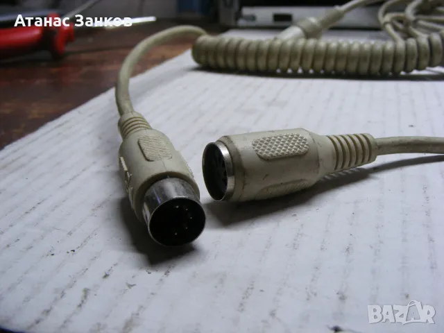 Кабел за механична ретро клавиатура 5 DIN стандарт, снимка 14 - Клавиатури и мишки - 35367032
