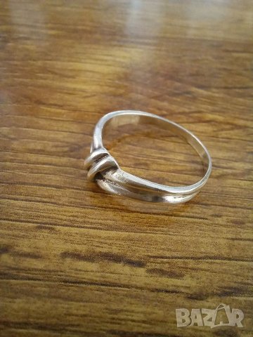 Сребърен пръстен - "възел", снимка 2 - Пръстени - 39510839